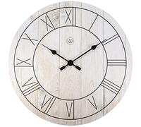 NeXtime nXt - Horloge Murale - 40 cm - Bois - Blanc - 'Paul'