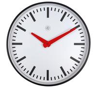 NeXtime Wall Clock 25.5cm-Silent-Black/White-Plastic-nXt Newcastle