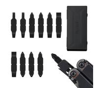 Nextool Bit Kit,10 Embouts De Tournevis De Remplacement,Kit d'embouts pour Multitool,Acier S2 Durable #1,#2-2 Phillips+1/4.3/16&1/8 Embouts Plats+T15 Plummer Bits,Nextool Tool for DIY Repairs