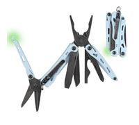 NexTool F12 Mini Outil Multifonctions 13 en 1 pour Porte-Clés(Bleu) | avec Ciseaux Dentelés, Lime et Verrouillage de Sécurité, EDC Amélioré en Acier pour Activités Outdoor, Cadeau pour Homme