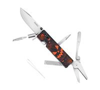 NexTool Knight K30 Couteau de Poche Pliant 11 en 1 Version Halloween | Outil Multifonctions EDC avec Lame en Acier 14C28N et Manche G10, Ciseaux Moletés pour Usage Quotidien, Camping, Randonnée