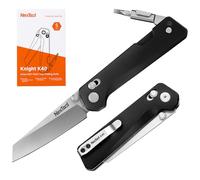 NexTool Knight K40 Couteau de Poche Pliant, Outil Multifonction EDC avec Lame en Acier 14C28N et Manche G10, Verrouillage Axis, Embouts Réglables pour Camping, Randonnée, Cadeau pour Homme