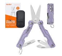 NexTool Mini Sailor Ciseaux 8 en 1 Multifonctions S0. Micro Outil Multifonction Ultra-Léger EDC pour Porte-Clés avec Coupe-Dents, Pince à Épiler, Idéal pour Camping et Randonnée