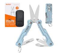 NexTool Mini Sailor Ciseaux 8 en 1 Multifonctions S0. Micro Outil Multifonction Ultra-Léger EDC pour Porte-Clés avec Coupe-Dents, Pince à Épiler, Idéal pour Camping et Randonnée