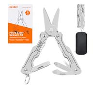 NexTool Multitool Mini Sailor Scissors S0,8 en 1 - Outil multifonction micro ultra léger EDC pour trousseau de clés avec coupe-dents, pince à épiler, camping et randonnée pour le bricolage