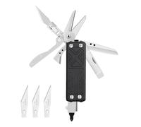 Nextool Pocket Tool E1, Couteau de Poche Multifonctions EDC avec Lame Utilitaire Repliable Remplaçable, Tournevis à Double Embout, Ciseaux, Idéal PourTransport Quotidien, Gravure, Découpe, Réparation