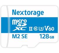Nextorage Carte Micro SD UHS-II de Fabricant Japonais microSDXC U3 V60 - Vitesse de Lecture maximale : 280 Mo/s - Vitesse d'écriture maximale : 100 Mo/s - Carte microSD NX-M2SE