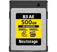 Nextorage Marque Japonaise CFexpress 4.0 TypeB Carte mémoire Vitesse de Lecture maximale 3900MB/s Vitesse d'écriture maximale 3400MB/s (500GB)
