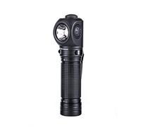 NEXTORCH Mini lampe de poche LED à angle droit de 90 degrés, 1400 lumens, lampe de poche avec clip rechargeable par USB, pour camping, randonnée, plein air, urgences (P10), rouge