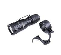 NEXTORCH TA21 Lampe de poche tactique LED, 1300 lumens, lumière blanche, 150 lumens, tête avec brise-vitre nano-céramique, fonction tête stroboscopique, guide FR-1 inclus