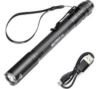 Nextorch TA22 Lampe torche tactique rechargeable 850 lumens LED haute luminosité, étanche IPX8 et résistante aux chocs, lampe stylo de poche avec clip pour utilisation d'urgence EDC autodéfense