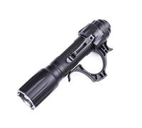 NEXTORCH TA30D Lampe torche tactique 2200 lumens, étanche, puissante, de poche, rechargeable EDC avec 5 modes et anneau pour la recherche de nuit