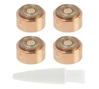 Nextpal Lot de 4 têtes de rechange pour épilation faciale impeccable - Lames à double anneau compatibles avec les têtes tactiles de finition, pour épilation des sourcils, lèvre supérieure, menton
