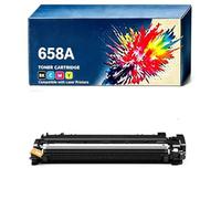 NexulKyi Remplacements de Cartouches de Toner compatibles avec la 658A: W2000A, W2001A, W2003A et W2002A, adaptés aux imprimantes M751dn et M751n
