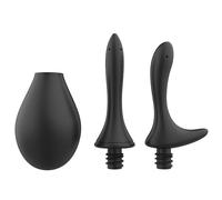 Nexus - Kit de poire à lavement avec deux embouts en silicone
