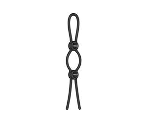 Nexus Forge - Anneau de Pénis Double Réglable - Noir
