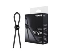 Nexus – Anneau de pénis Forge – Réglable en silicone – Noir