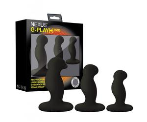 Nexus - Pack Trio Plus de Vibromasseurs Unisexes G-Play - S/M/L