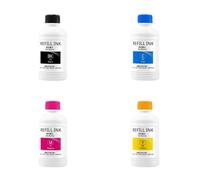 NexusDrive 1 Ensemble d'encre de Sublimation de 250ML, 4 Couleurs, Compatible avec Les ET-2720 ET-2760 ET-2750 ET-15000 WF-7210 ET-4700 ET-3760 WF-7710