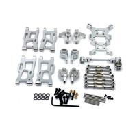 NexusDrive 144001 144002 144010 124007 124017 124019 Swing Swing Braf Direing Rien de la Tige de Liaison Compatible avec Les pièces de la Voiture RC Accessoires de Remplacement(Silver)