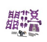 NexusDrive 144001 144002 144010 124007 124017 124019 Swing Swing Braf Direing Rien de la Tige de Liaison Compatible avec Les pièces de la Voiture RC Accessoires de Remplacement(Purple)