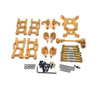 NexusDrive 144001 144002 144010 124007 124017 124019 Swing Swing Braf Direing Rien de la Tige de Liaison Compatible avec Les pièces de la Voiture RC Accessoires de Remplacement(Yellow)