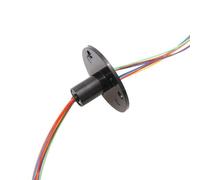 NexusDrive 1PCS 12,5 mm dia 8 Canal 1,5A Capsule Slip Ring Brosse conducteur Connecteur de Joint électrique Rotatif à 360 degrés Compatible avec Divers appareils