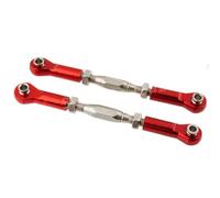 NexusDrive 2pieces en Aluminium Avant de servo de Liaison SLA013 Compatible avec Les modèles de Voiture RC à 10 échelles 4x4 et Les véhicules similaires 1 à échelle(Red)