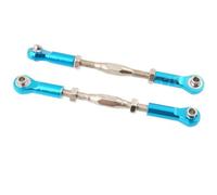 NexusDrive 2pieces en Aluminium Avant de servo de Liaison SLA013 Compatible avec Les modèles de Voiture RC à 10 échelles 4x4 et Les véhicules similaires 1 à échelle(Blue)