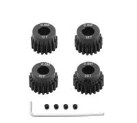 NexusDrive 4pcs 0,6m 5 mm pignon d'engins 17T 18T 20T 21T 23T 24T 25T 26T 27T 28T Motor Gears Compatible avec 1 10 Voitures RC Accessoires PIÈCES DE Mode(17T 18T 19T 20T)