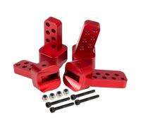 NexusDrive 4pcs Aluminium AR44 Aile arrière arrière de Liaison supérieure Moup de Montant Compatible avec 1 10 RC Crawler II Chassis Mode pour 90046 DIY Anti SKAT SITUP(Red)
