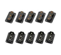 NexusDrive 5 Paires Connecteur à libération Rapide 3 Broches et 6 Broches plaqué cuivre mâle Bouchon Femelle Compatible avec l'esclavage à Aile Fixe rc
