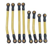 NexusDrive 8 pcs de Liaison métallique pour 1 châssis RC Crawler à l'échelle Compatible avec diverses modèles Hors Route(Brass)
