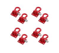 NexusDrive 8X Metal Tow Crow Crows Crochets à Boucle treuil de treuil Corgos(8 pcs Red)