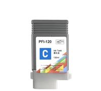 NexusDrive Compatible avec la Cartouche d'encre pigmentée PFI-120 PFI120, Fonctionne avec la Cartouche d'encre TM-200 TM200 TM-205 TM300 TM305 TM300 130ML(Cyan)