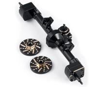 NexusDrive Essieu Portail arrière Avant en Laiton avec Poids d'adaptateur hexadécimal pour Le Robot RC à 24 échelles Compatible avec Les modèles de pêne Mortel SCX24 et(Rear Axle)