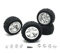 NexusDrive Les Jantes en métal compatibles pneus roules de Rallye s'adaptent à 16207 08-09-10 14210 1/16 A959 144001 10 1/12 124017-18-19 MN128 86S G500(Silver)