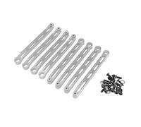NexusDrive MN 1/12 RC Cadre de Voiture Fixation de Liaison de Liaison de Liaison de Liaison à la Tige de la châssis Compatible avec Les modèles MN168 MN78(Silver)