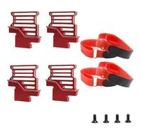 NexusDrive Porte-Traits en Aluminium XRT126M06 pour la Voiture à échelle 1/6 4WD 8S RC Compatible avec Divers modèles TRX(Red)