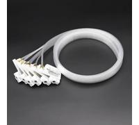 NexusDrive Remplacement Universel de l'amortisseur à l'encre pour R330 R320 L800 L805 L1800 R1390 R2000 R1900 R1800 6 Row Ink Tube Le Jeu Fonctionne avec des modèles d'imprimante(1.5M White)