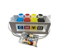 NexusDrive Réservoir Ciss 250ML, 4 ou 5 Couleurs, Compatible avec l'imprimante Roland MUTO, Transfert DTF, Encre pigmentée DTG(White 4Color)