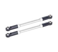 NexusDrive Tielle de Liaison de Direction en Aluminium réglable pour RC 4x4 Modèles 4WD Pièces de Remplacement Robustes compatibles avec Divers véhicules Hors Route(Black)