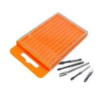 Nexusectar Boîtier de Rangement pour Forets - Range-outils extractible portable | Rangement pour forets et petits accessoires,pour atelier, bricolage, visserie, taraud, petites pièces