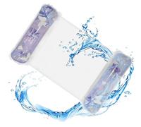 Nexusectar Bouées de piscine gonflables pour adultes - avec un tapis hamac aquatique à paillettes | Chaise flottante de piscine | pour les rivières, plages, lacs, baignades, bronzages, fêtes, vacances