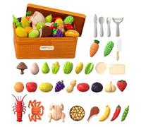Nexusectar Jouet Alimentaire de Cuisine pour ,Développe La Motricité Fine avec Un Coffret | Nourriture Factice pour Cuisine ,pour Garçons Filles D'Âge Préscolaire Maison Fête Voyage