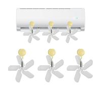 Nexusectar Lot de 3 déflecteurs d'air pour climatiseur, déflecteur d'air mural, déflecteur de direction réglable à 360° pour un soufflage anti-direct