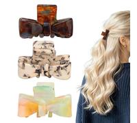 Nexusectar Mini pinces à griffes pour cheveux | Clips coiffants de forte tenue et antidérapants pour un usage coiffure | Mignonnes Pinces Griffes Pour Les Cheveux | Idéal Pour L'Été, Demi-Queue,