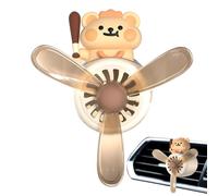 Nexusectar Porte-Diffuseur pour Bouche d'Aération de Voiture,Purificateur d'Air Automobile Compatible Huiles Essentielles | Décoration Automatique en Forme d'Ours Pilote Longue Durée pour Intérieur et