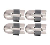 Nexusectar Protecteur D'index En Acier Inoxydable - Bouclier Anti Coupure Pour Décorticage Et Découpe - Ensemble De Quatre Couvercles Boucliers Pour Une Utilisation Sûre En Découpe Cuisine Et