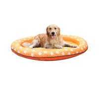 Nexusectar Radeau flottant gonflable pour animaux de compagnie - Flotteur de piscine pour chien, flotteur gonflable | Piscine flottante lit flottant rangée lit pliable jouet de plage pour chat